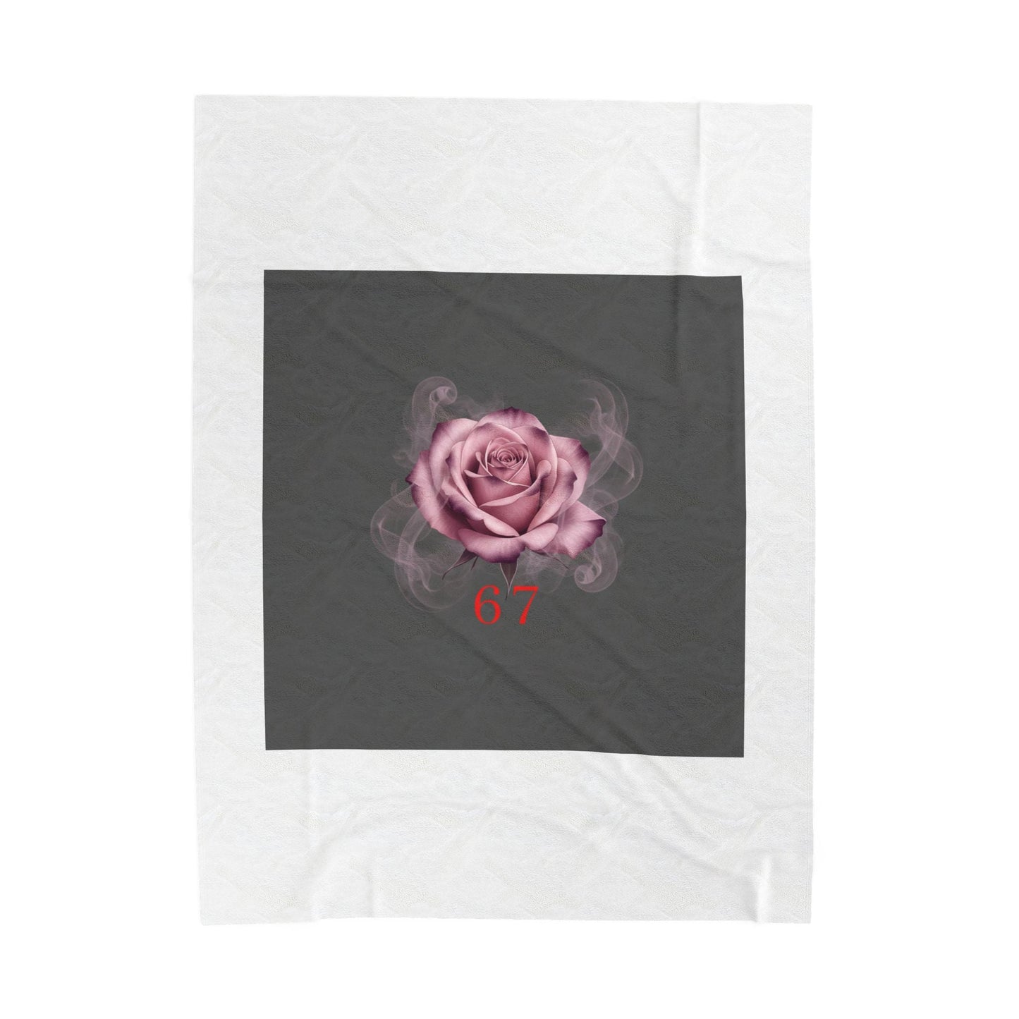 Moon Rose Valentine's Blanket | Viral Gothic Rose Velveteen | Dark Romance Valentine's Gift