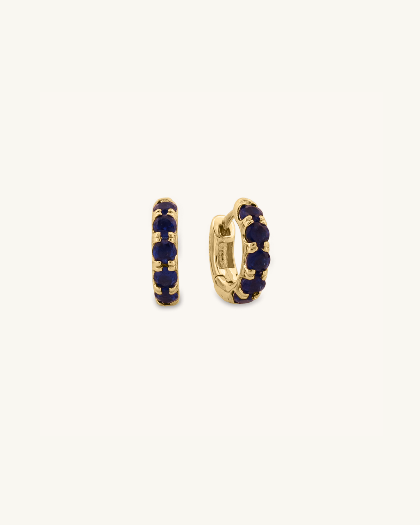 Birthstones Huggie Hoops