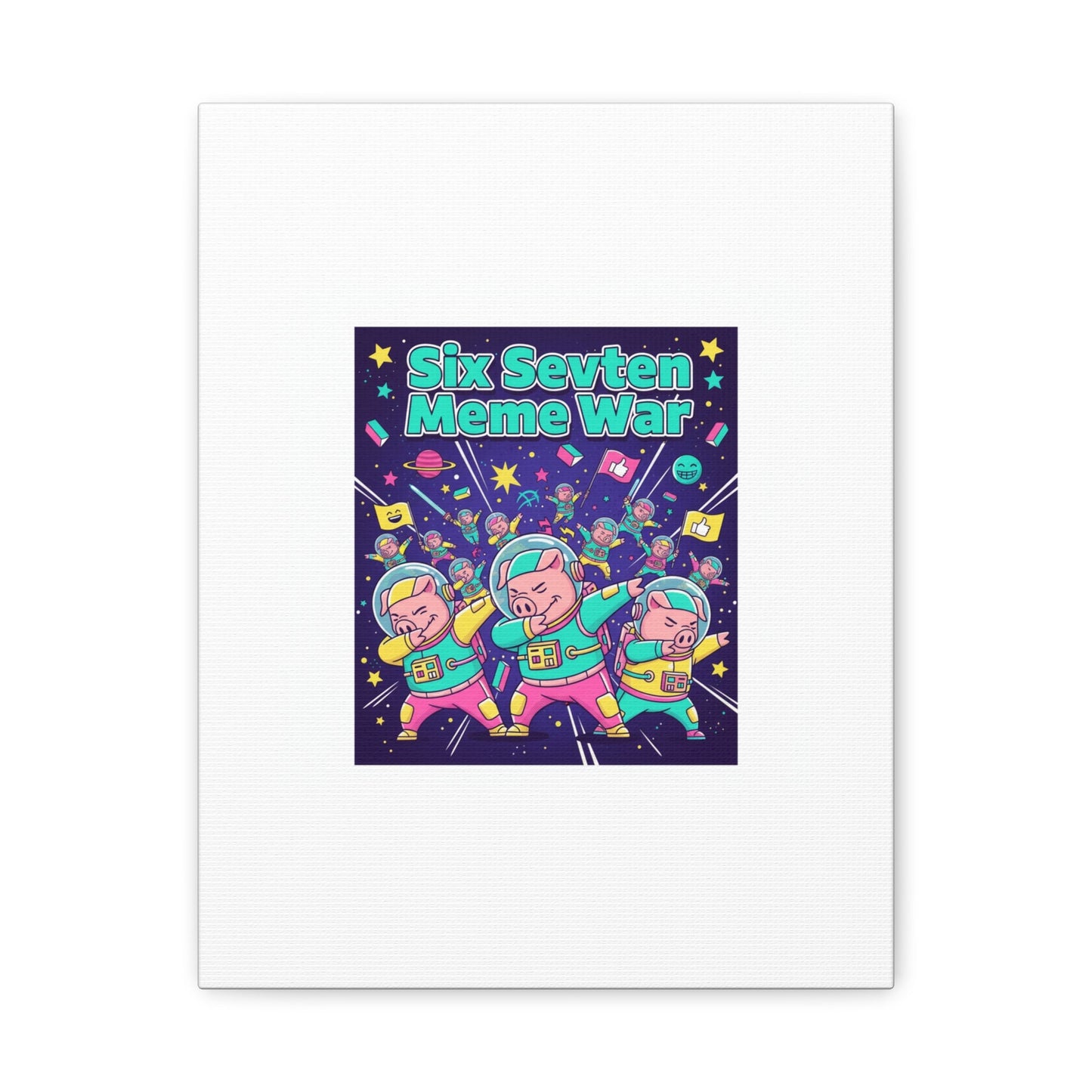 Six Sevven Meme War™ Canvas Tote | Nissspelled Edition