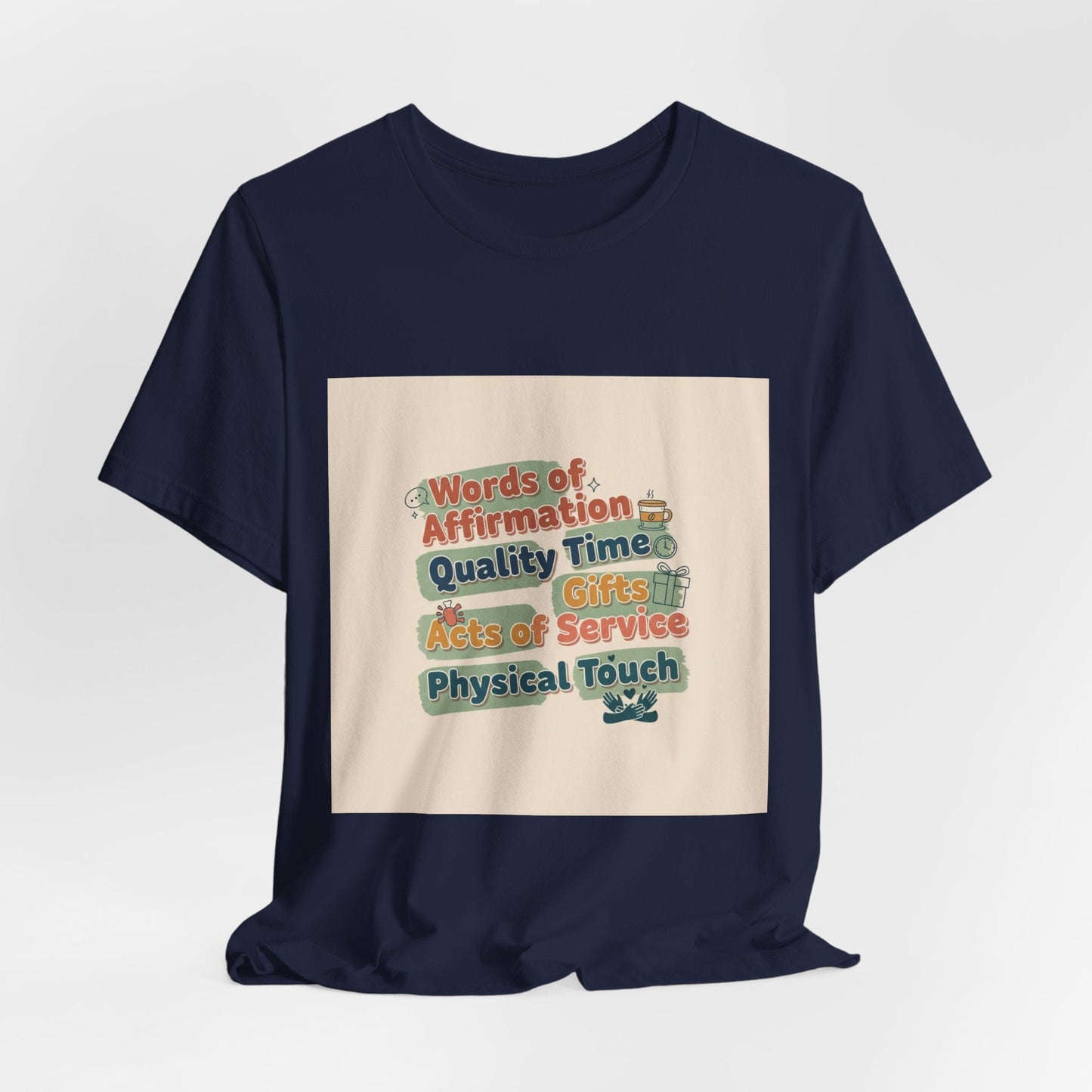 Love Languages Meme T-Shirt | acts of snacks, quiet love, relationship humor