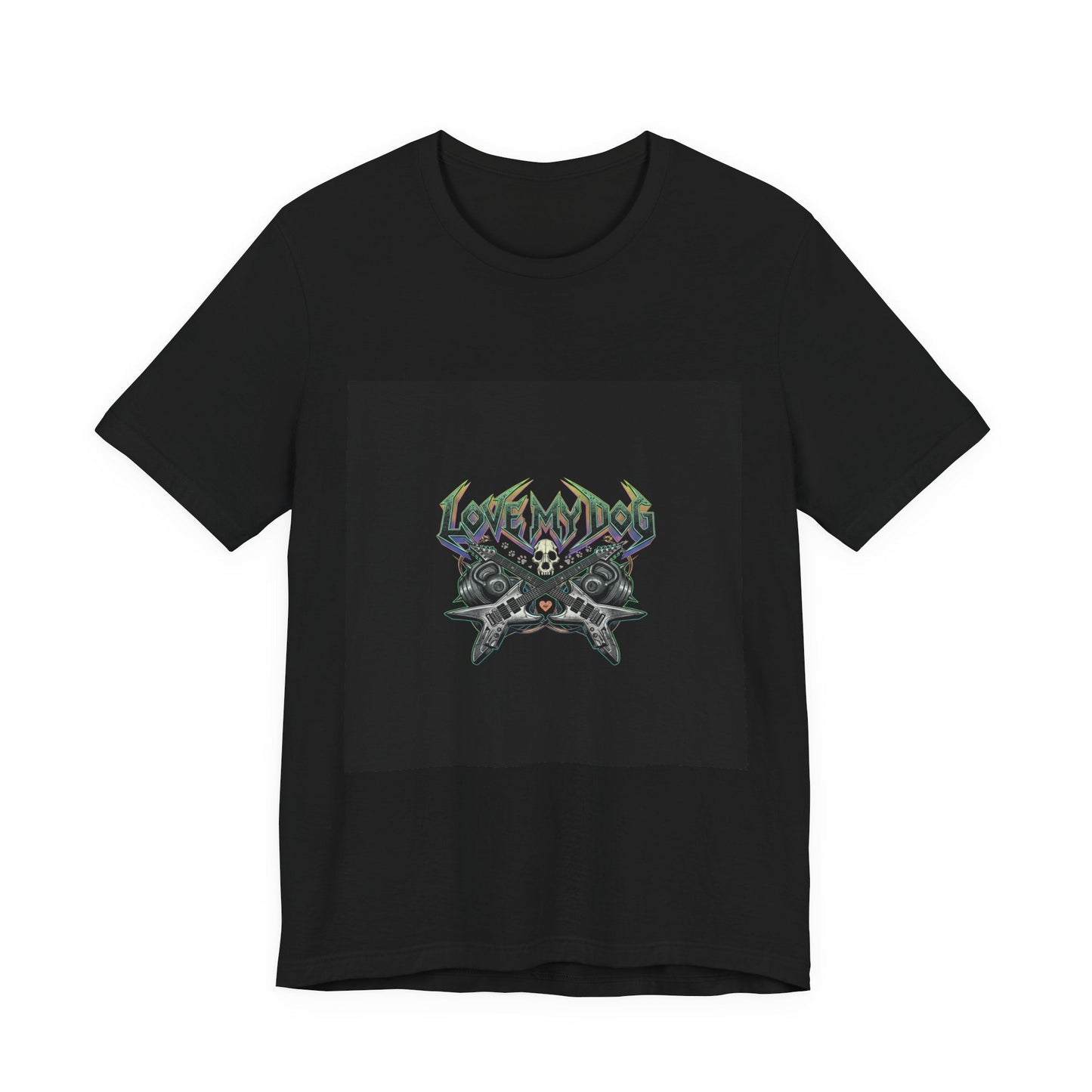 Love My Dog T-Shirt | Rock & Roll Dog Mom Dad Graphic Tee