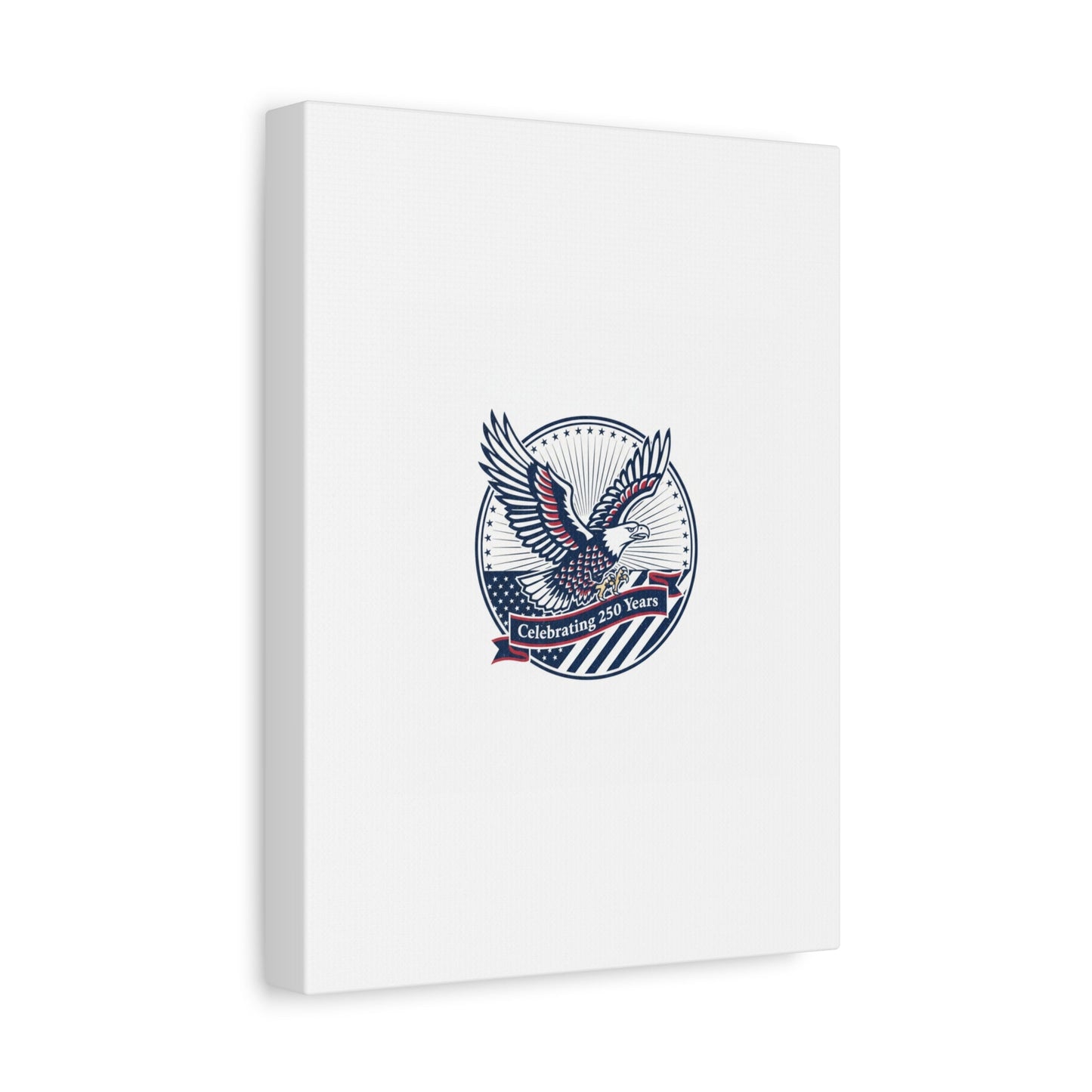 250th Anniversary Eagle Emblem Canvas | Semiquincentennial Americana