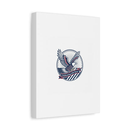 250th Anniversary Eagle Emblem Canvas | Semiquincentennial Americana