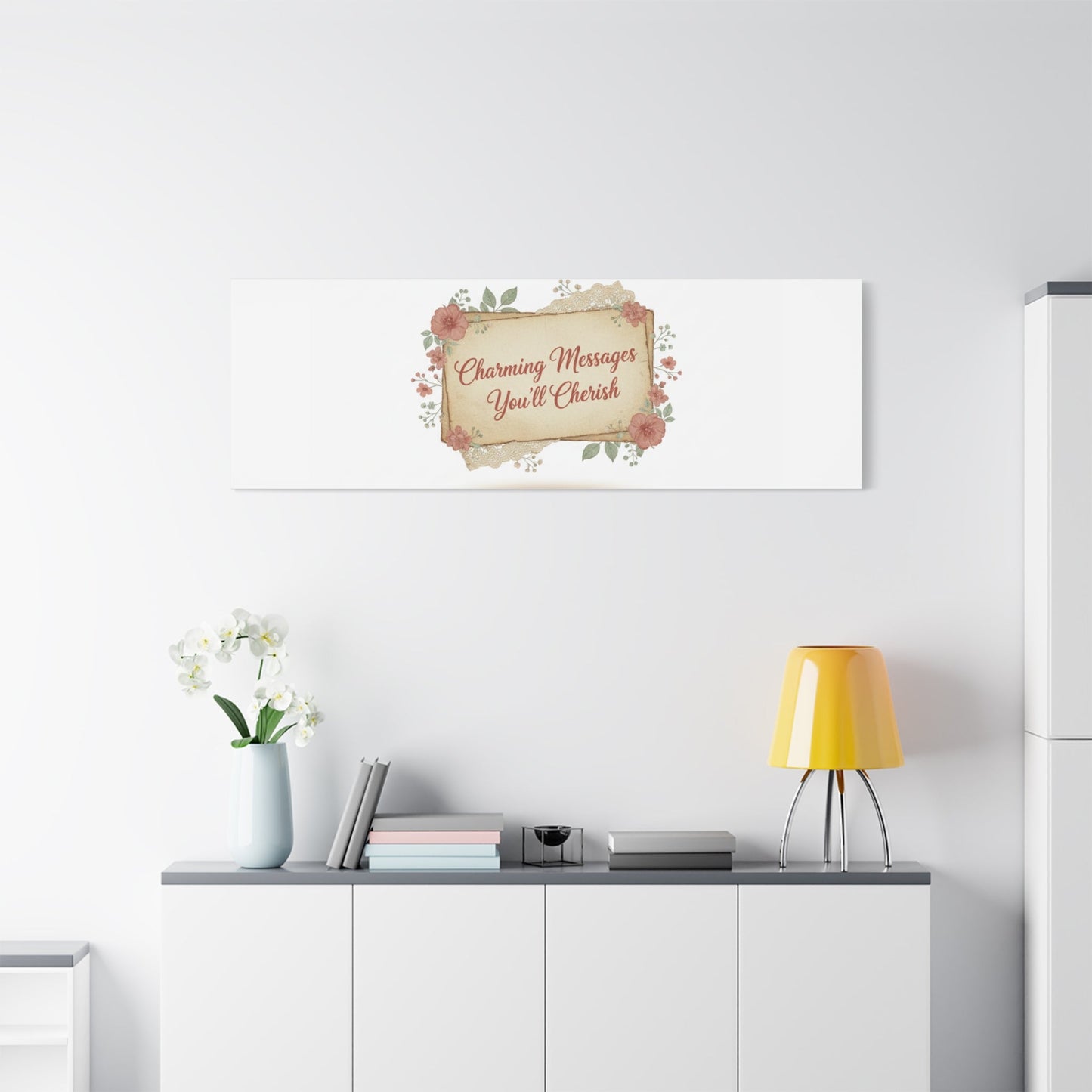 Love Letter Collage Canvas, Vintage Letter Art, Wax Seal Romance Print