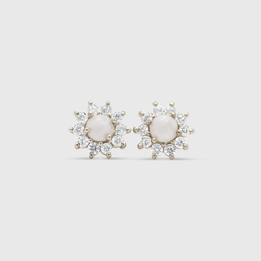 Sterling Silver Gem Studs