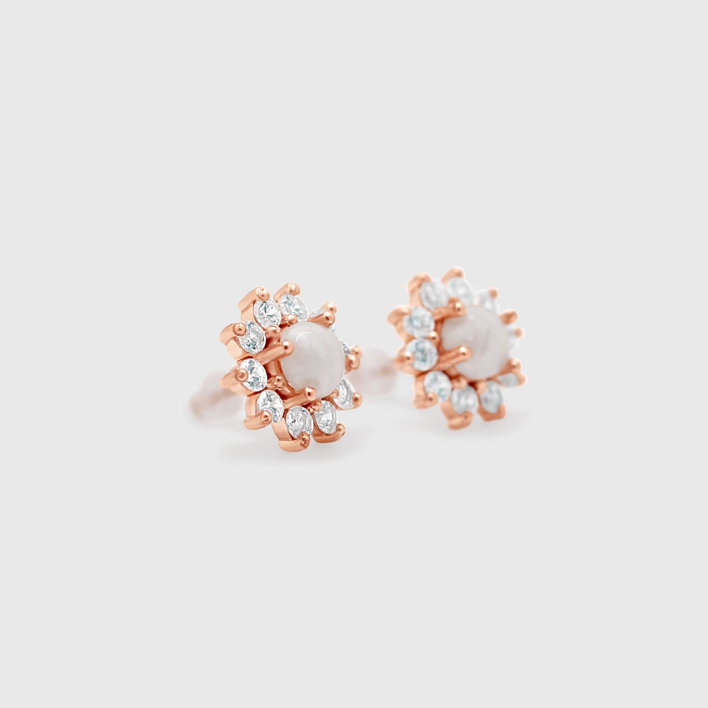 Sterling Silver Gem Studs