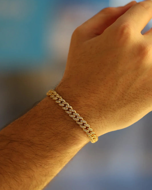 8mm Wiggy Cuban Bracelet