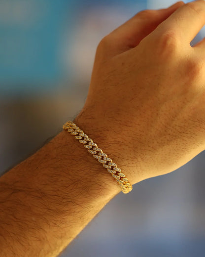 8mm Wiggy Cuban Bracelet