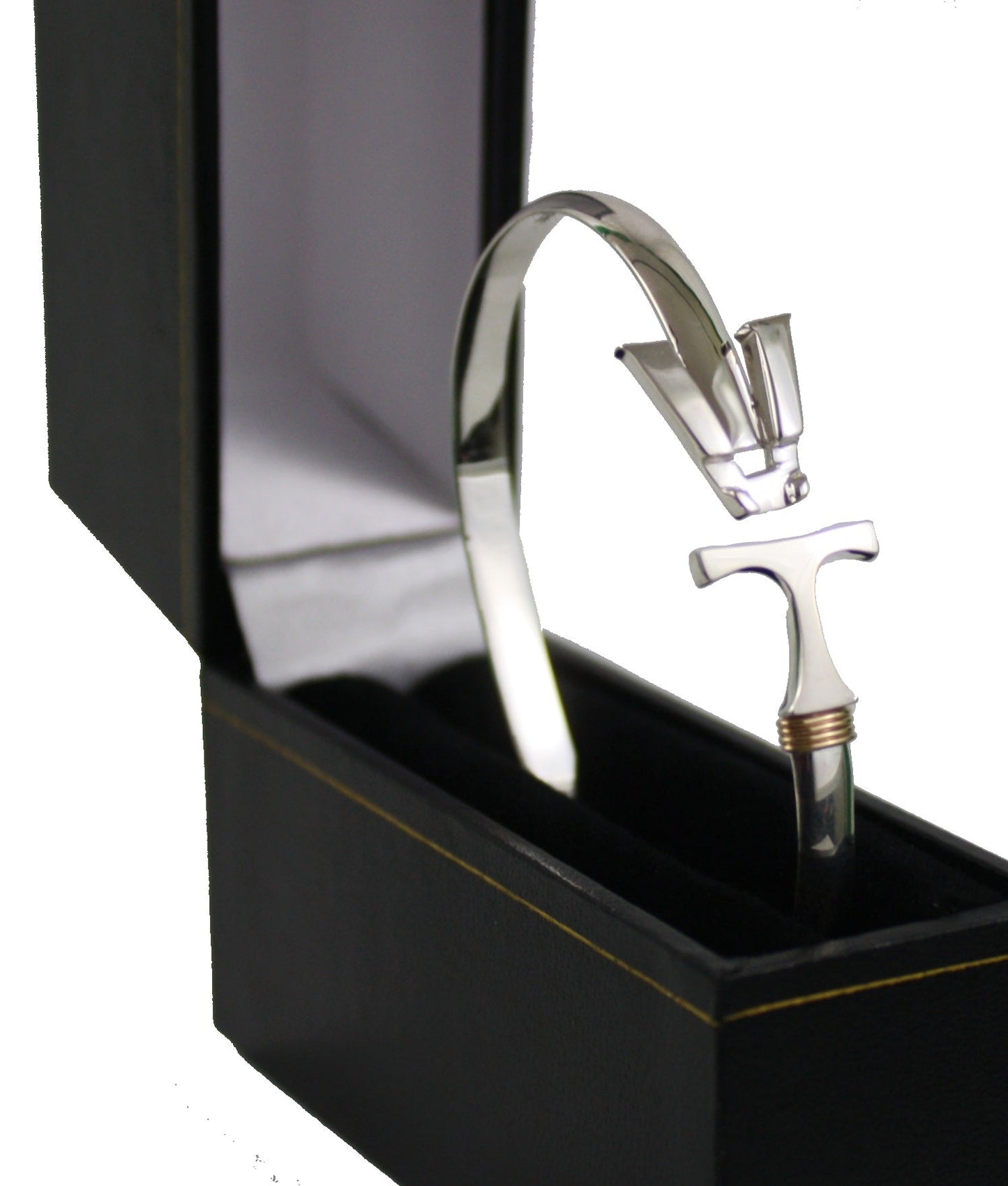 Vermont  Hook Bracelet Silver - 5mm Band - 7 Inch