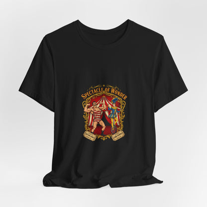 "Spectacle of Wonder" Vintage Circus T-Shirt | Retro Carnival Graphic Tee