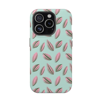 Tradescantia Nanouk Pattern Phone Case – Dual Layer Protective Cover