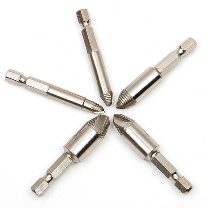 5pcs plastic box screw extractor