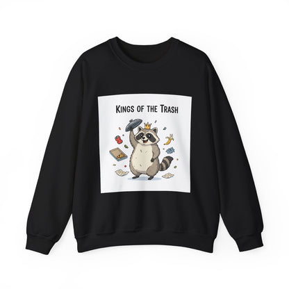 Kings of the Trash Raccoon Sweatshirt | trash panda, raccoon doodle