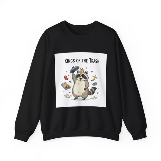 Kings of the Trash Raccoon Sweatshirt | trash panda, raccoon doodle
