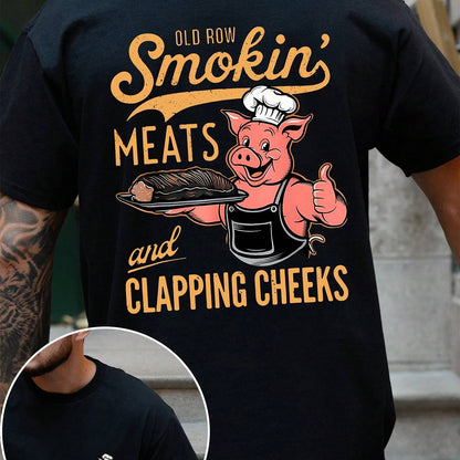 Y2k, Fun Pattern, Men's Summer Short-sleeved Cotton Comfortable and Breathable Casual Outdoor Street Crew Neck T-shirt, High-quality Fashion Brand, Surprise Gift for Family and Friends.