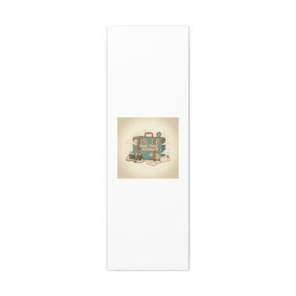 Pack Your Dreams Canvas | Retro Travel Postcard, Wanderlust Passport Stamp Art