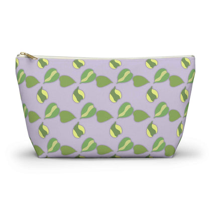 Hoya Kerrii Pattern Accessory Pouch – Makeup Bag With T-Bottom