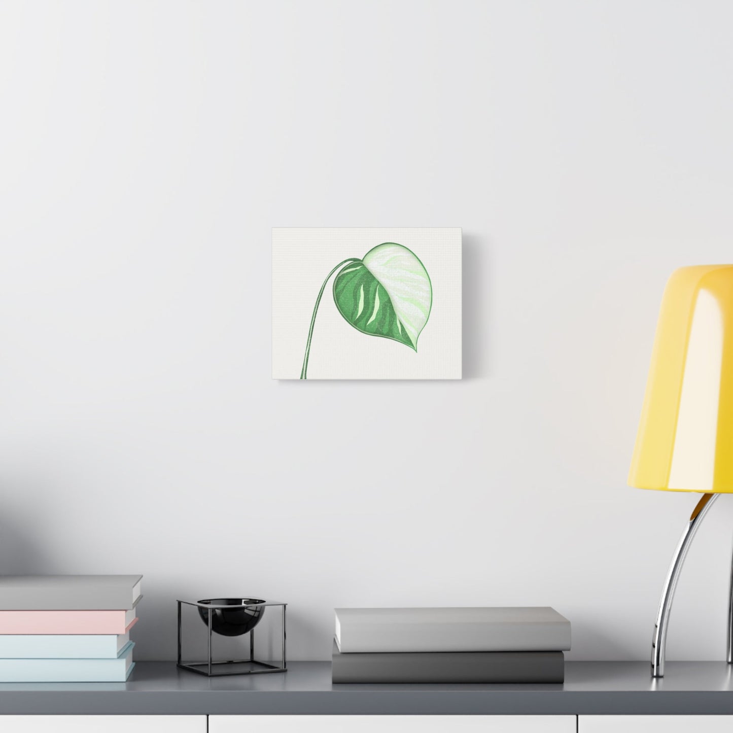 Monstera Albo Canvas Print – Botanical Wall Art