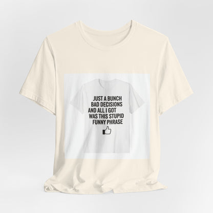 self-deprecating quote Tee | funny introvert shirt, anxiety humor