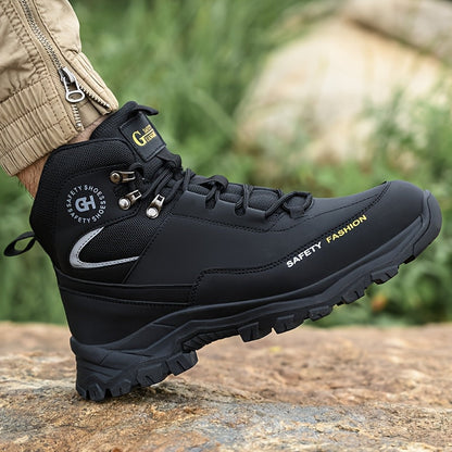 Heavy-Duty High-Quality Steel Toe Men's Work Boots