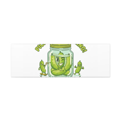 Pickle Everything! Matte Canvas | Brine Design, Pickle Lover Art