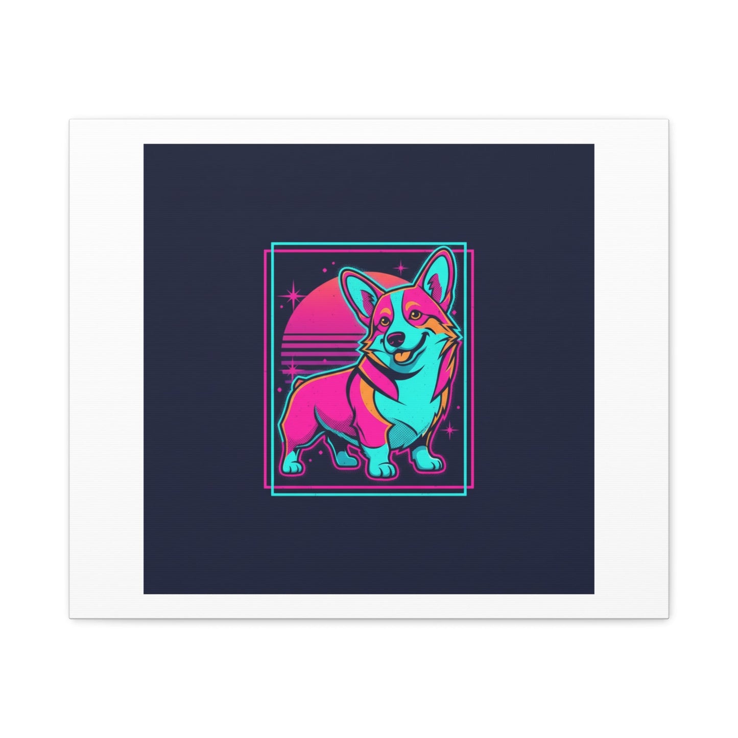 Platonic Love Corgi Canvas | Friendship Valentine, Galentine’s Wall Art