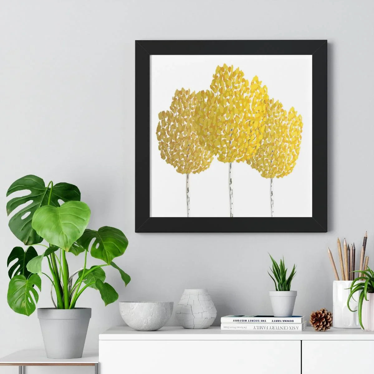 Fall Aspen Framed Print – Wall Art