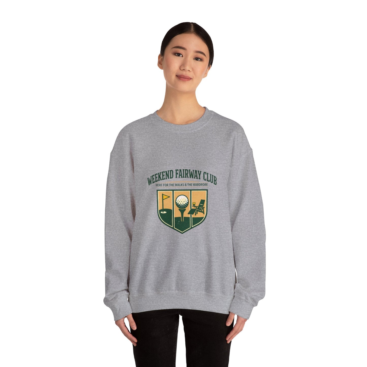 Weekend Fairway Club Crewneck – Unisex Golf Sweatshirt