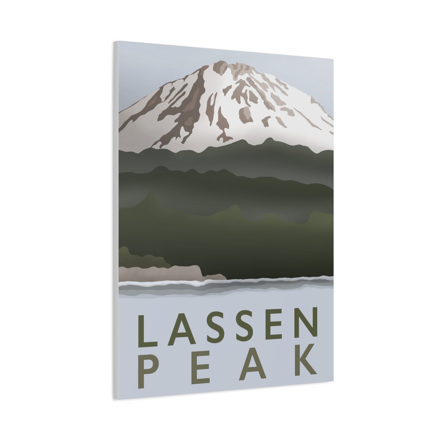 Lassen Peak Canvas Print – Wall Art