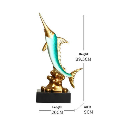 European Swordfish Decoration Creative Decorative Crafts