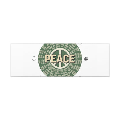 Peace doodle canvas | hand drawn sketch aesthetic, handwritten message