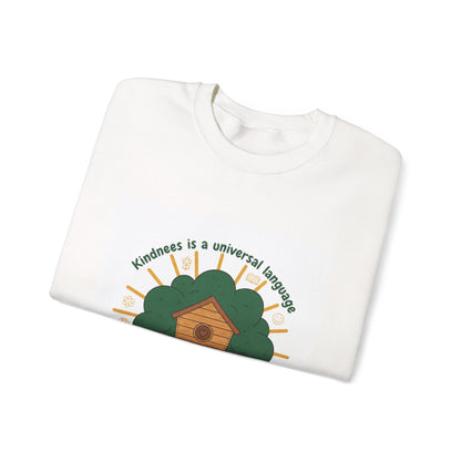 Kindness Treehouse Sweatshirt | eco humor, sustainable living