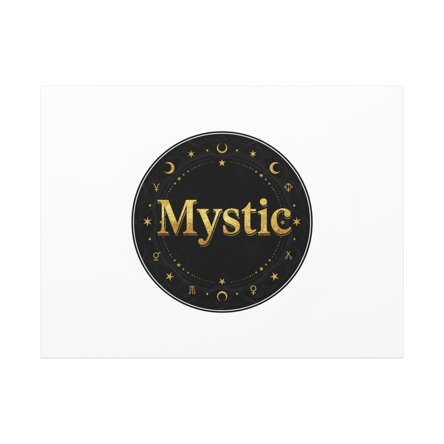 Mystic Circle tarot poster | occult type, esoteric print