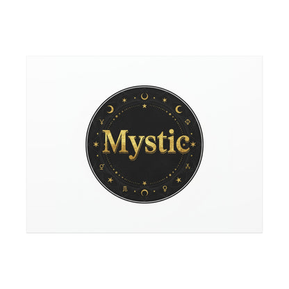 Mystic Circle tarot poster | occult type, esoteric print