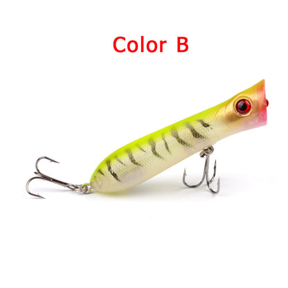Popalua 8CM-12g black hook plastic fishing lure