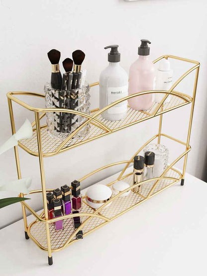 Desktop Storage Shelf Bathroom Free Punching Wall Hanging