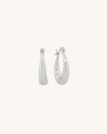 Plain Lily Hoops