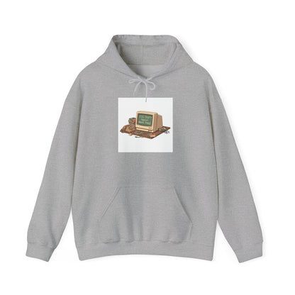 “Resolution Failed” Retro Computer Hoodie | resolution joke shirt, January burnout meme