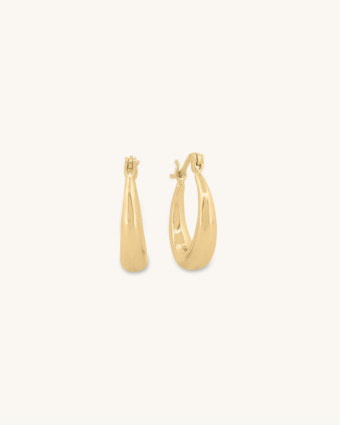 Plain Lily Hoops