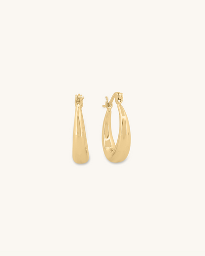 Plain Lily Hoops