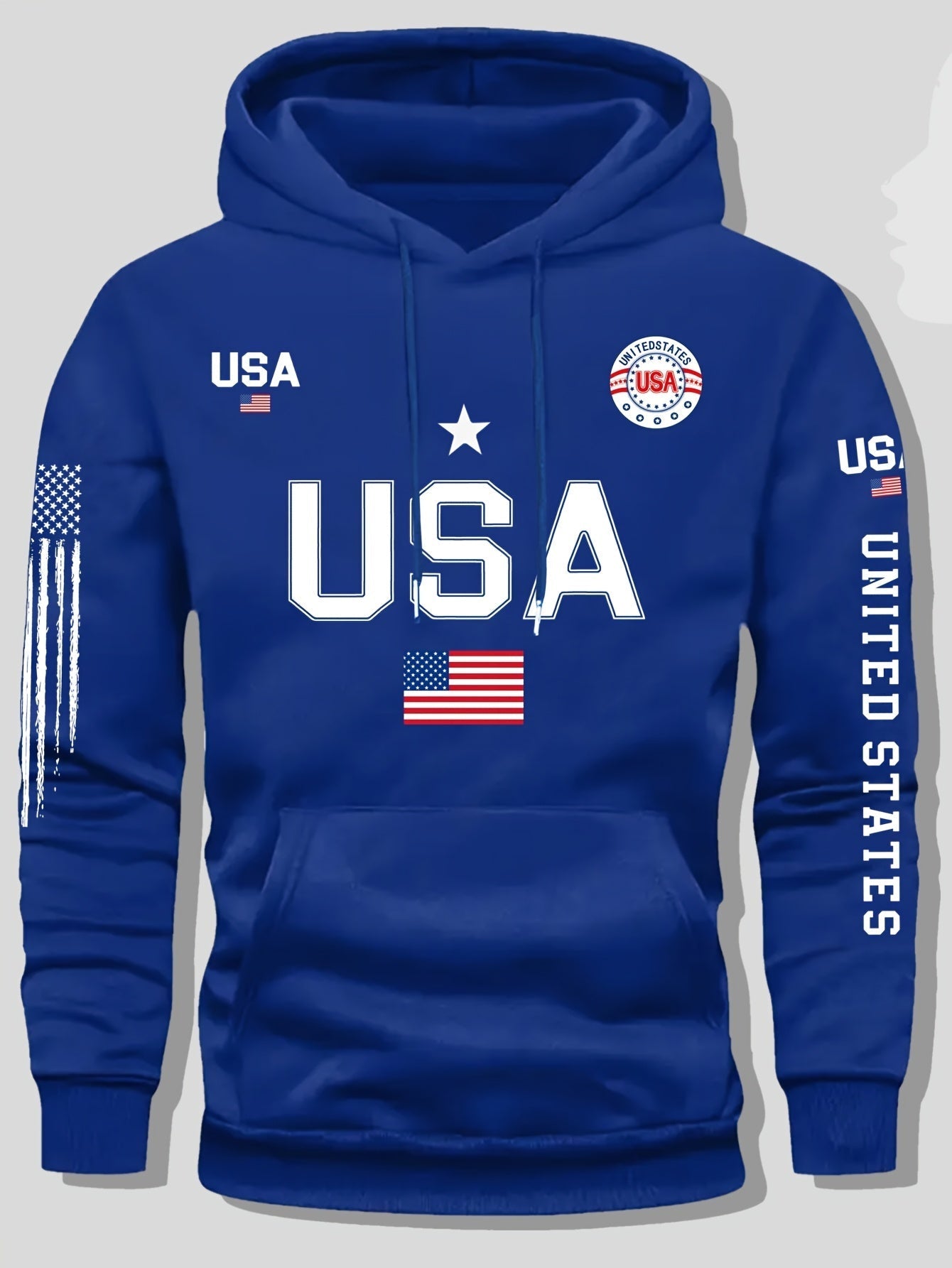 Unisex USA American Flag Hoodies