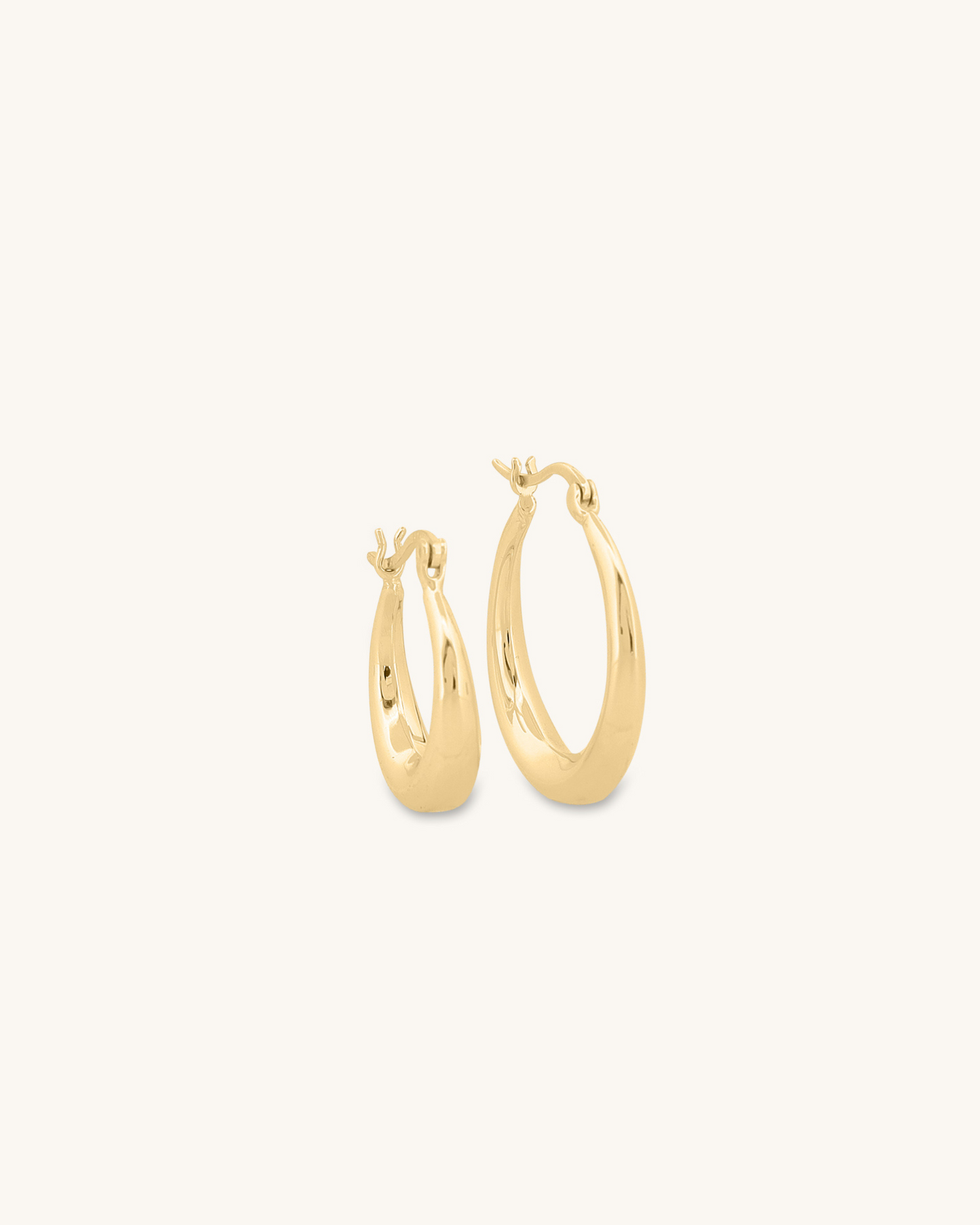 Plain Lily Hoops