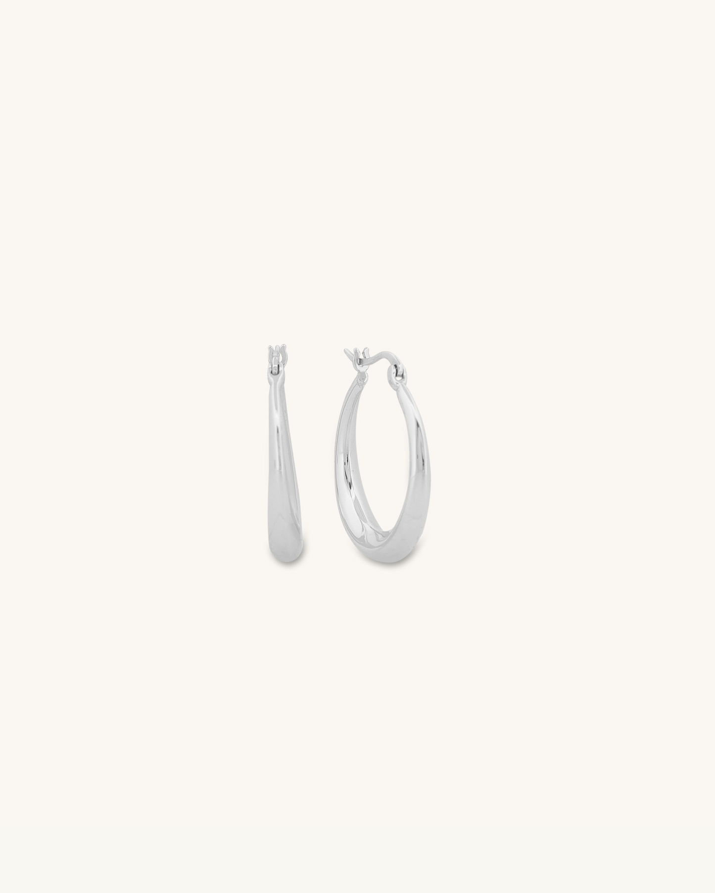 Plain Lily Hoops