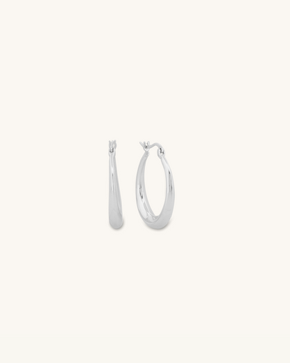 Plain Lily Hoops