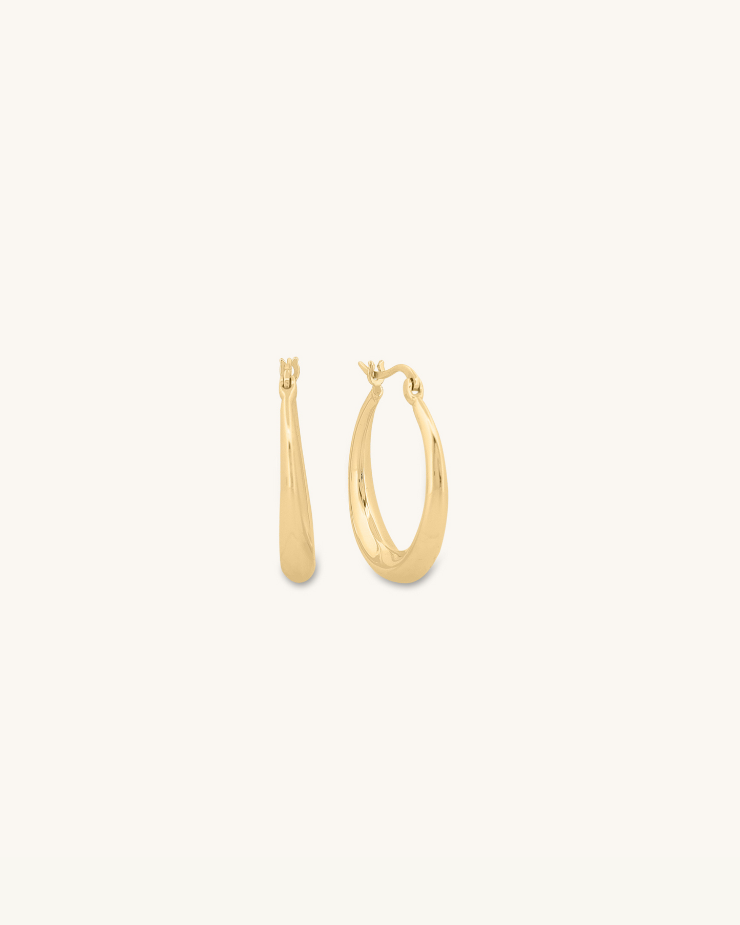 Plain Lily Hoops