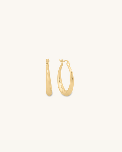 Plain Lily Hoops