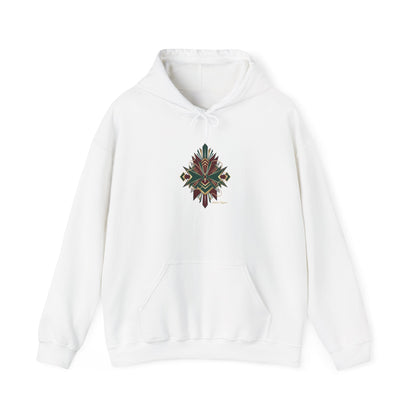 Dark Geometric Crest Hoodie | Gothic Occult Art Sweatshirt