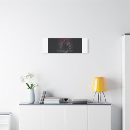Whispered Secrets of the Shadows Castle Wall Art, Matte Canvas | Gothic Medieval Decor