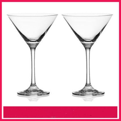 Lead free crystal cocktail glass