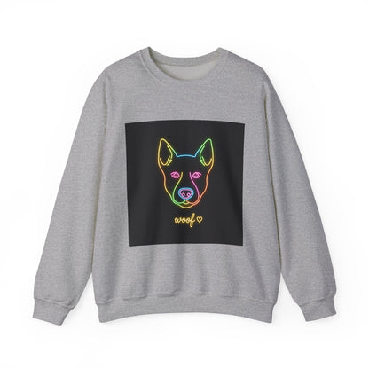 Funny Dog Meme Sweatshirt | Neon Doggo Graphic, Dog Mom Gift, Internet Dog Humor